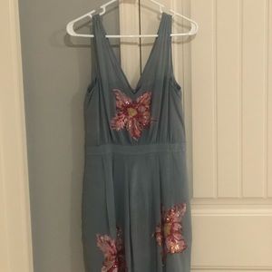 Silk Anthropologie dress size 8